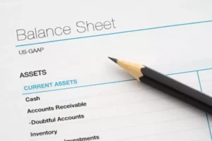 How to make a balance sheet