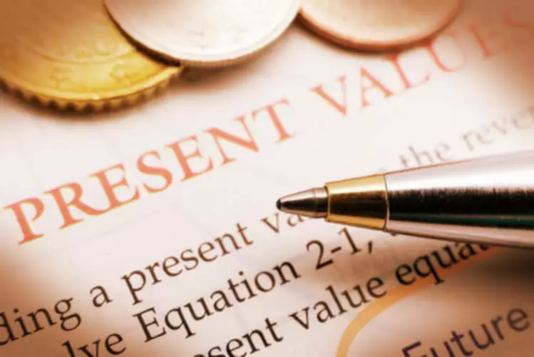 present value formula excel